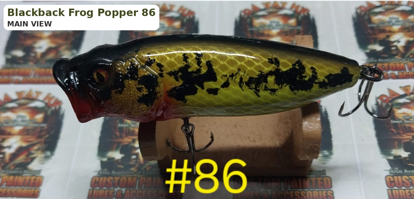 Blackback Frog Popper 86
