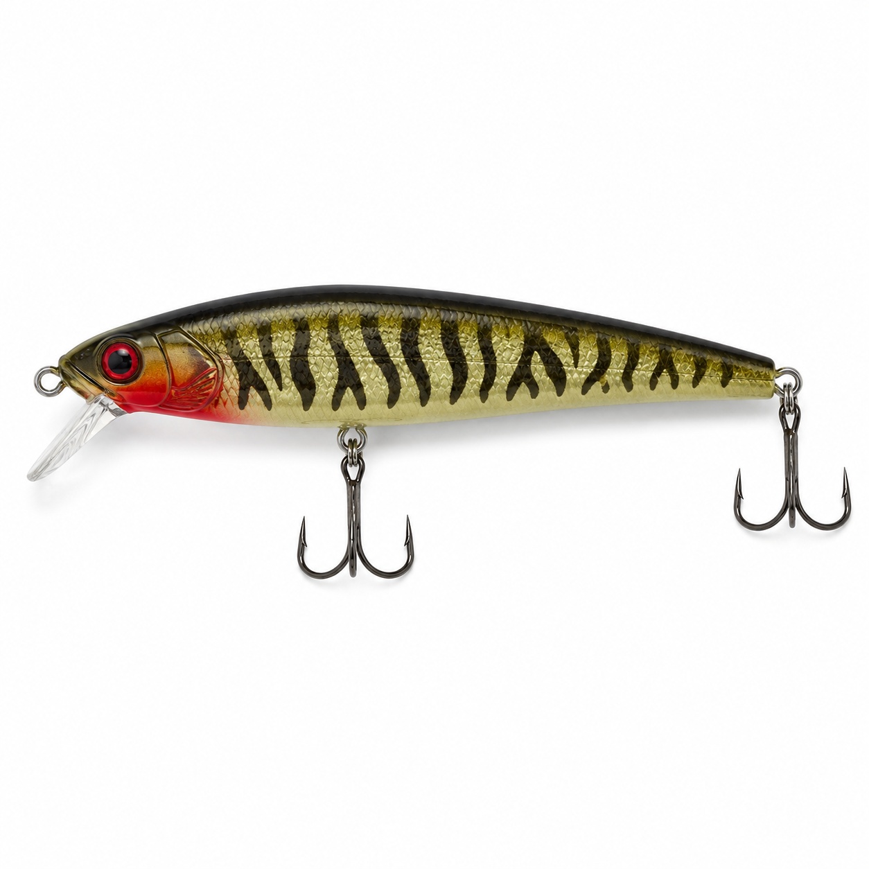 Zebra Olive Minnow 110
