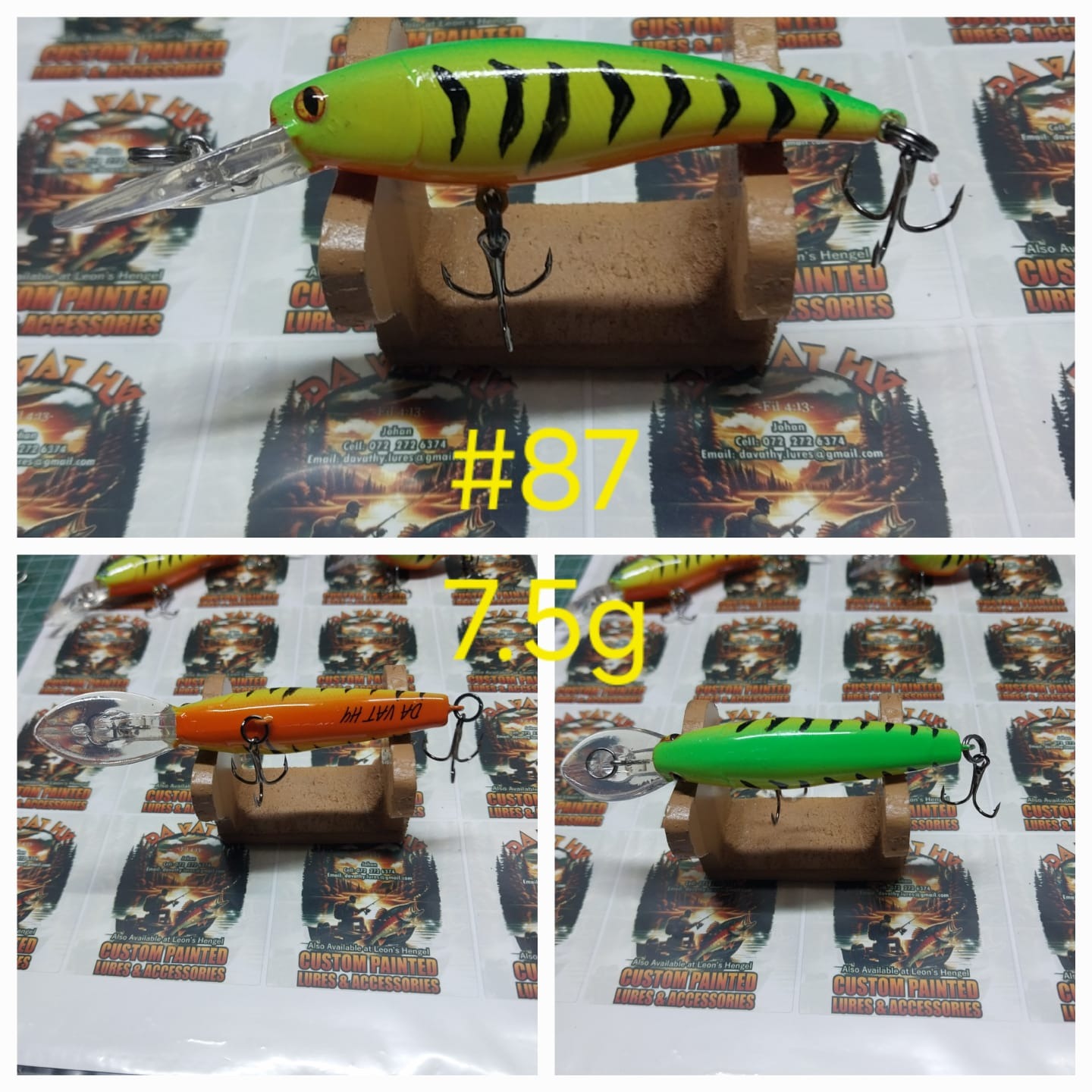 Chartreuse Tiger Minnow 87 photo 4